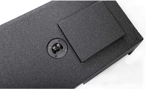 Vista 7 de QPower - Carcasa doble de subwoofer Downfire de 12 pulgadas, subcaja Q-Bomb compatible con Chevy Silverado XCab y GMC Sierra XCab 2007-2013