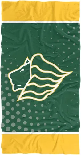 Vista 96 de LOGOVISION Manta Abilene Christian University, 30x60 Logo Dots CottonFront/PolyBackBeachTowel