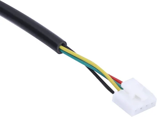 Vista 8 de Cable de alimentación de datos de scooter, 4.2 ft 4.17 pies 42 V caucho negro datos cable de alimentación Accesorios para Xiaomi Mijia M365 Scooter