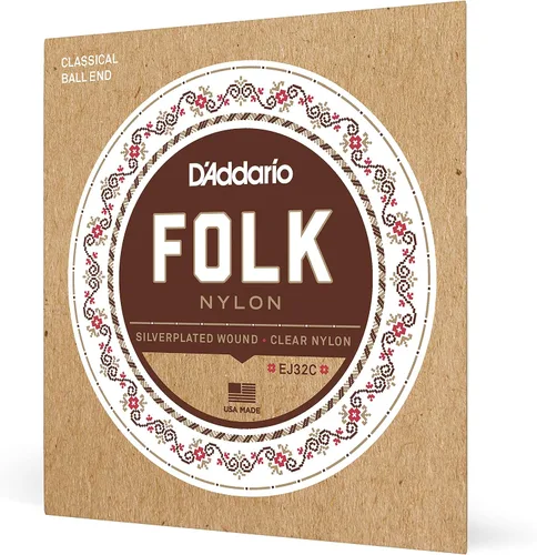 Vista 7 de D'Addario Set Clásico de Guitarra Folk Blk 8020 Bola (EJ34)