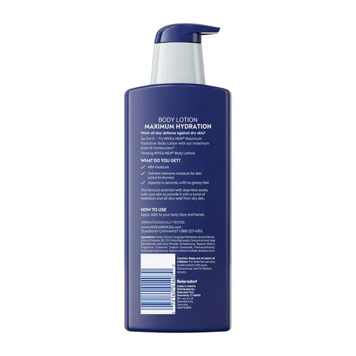 Vista 12 de Loción de máxima hidratación nutritiva de Nivea For Men