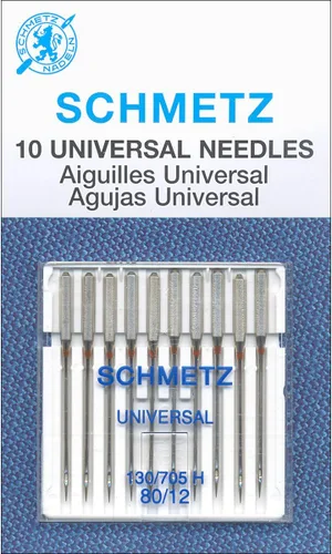 Vista 2 de Schmetz Agujas universales para máquina, tamaño 80/12 10/paquete