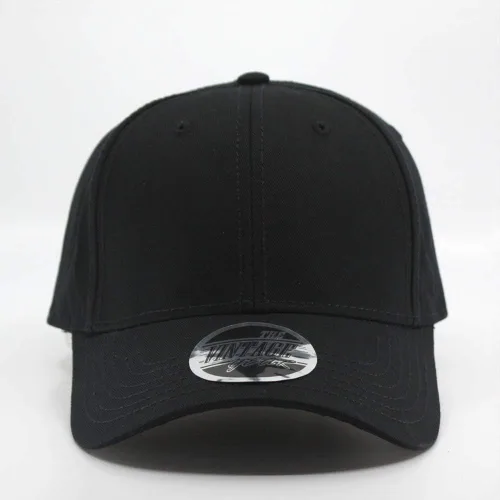 Vista 2 de Gorra de béisbol clásica de algodón vibrante para hombres y mujeres de bajo perfil estructurado