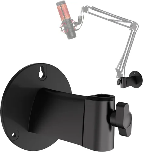 Vista 11 de YOUSHARES Soporte para micrófono - Brazo de micrófono con abrazadera mejorada de alta resistencia, montaje en pared y soporte universal