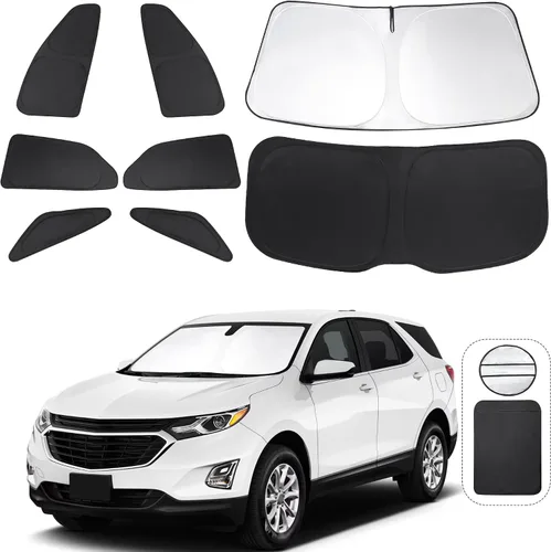 Vista 133 de TINGLU Persianas de ventana para Honda CR-V 2023-2026, accesorios para ventanas laterales de automóvil, parabrisas triangular, parasol para rayos UV