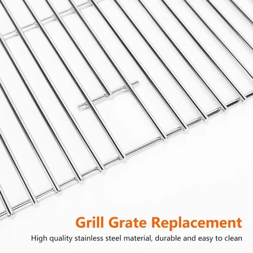 Vista 5 de Hisencn Rejillas de cocina para Home Depot Nexgrill 820-0033, Master Forge 820-0033, Megamaster 820-0033M, rejillas de cocina de acero inoxidable