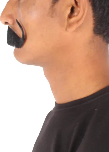 Vista 4 de HPO pelo sintético bigote Cosplay pelo facial para hombre