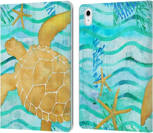 Vista 12 de Head Case Designs Funda de piel con licencia oficial de Paul Brent Agate Mermaid Coastal Book Wallet compatible con Apple iPad 10.2 2019/2020/2021