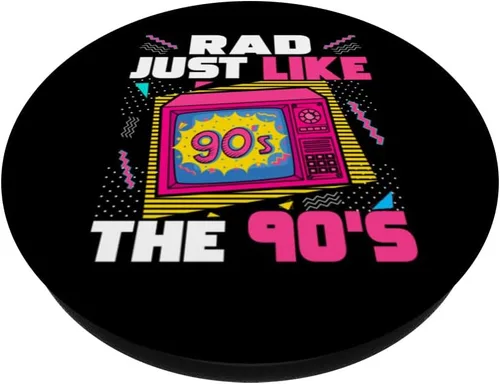 Vista 2 de Rad Just Like The 90 - 90 Estética Nostalgia 1990 Retro PopSockets PopGrip intercambiable