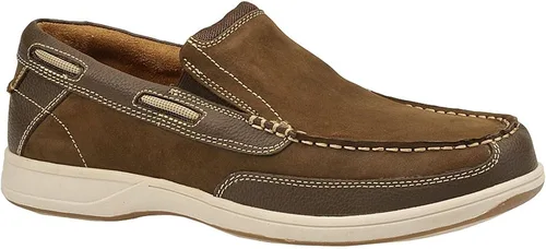 Vista 8 de Florsheim Lakeside Moc Toe Slip On para hombre Marrón Nubuck