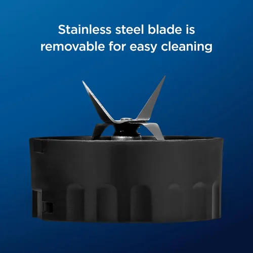 Vista 9 de Oster MyBlend Plus Licuadora personal de 20 onzas, portátil, libre de BPA, 500 vatios con función de un toque, cuchilla de acero inoxidable