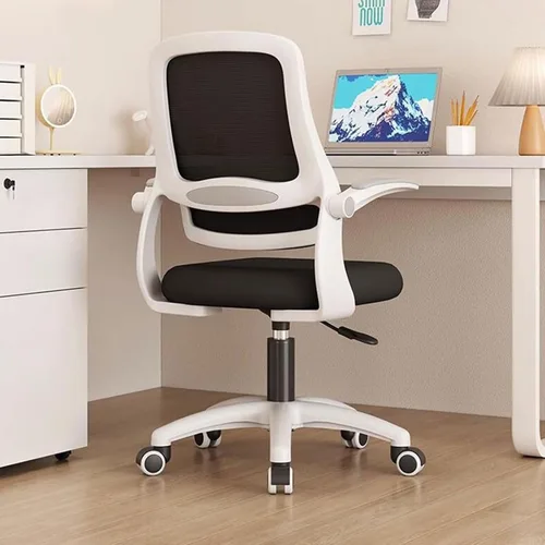Vista 2 de High Back Desk Chair,Ergonomic Office Chair,Mesh Desk Lumbar Support Computer Chair with Wheels and Flip-up Arms,Swivel Task Adjustable Height Home