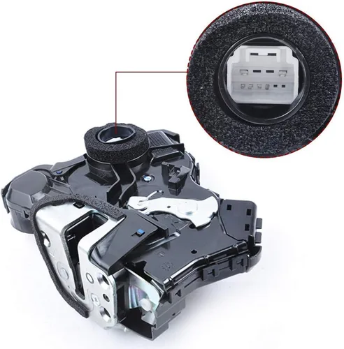 Vista 2 de Accionador de cerradura de puerta eléctrica Compatible con puerta delantera izquierda (lado del conductor) para Toyota Sienna 2011-2014, reemplaza