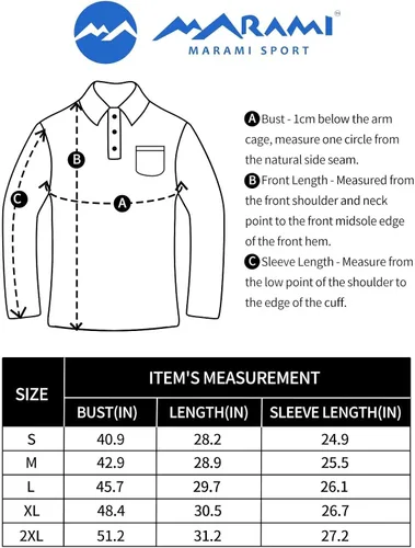 Vista 6 de Polo de golf para hombre, camisas tácticas de manga larga, de secado rápido, camiseta con cuello de senderismo
