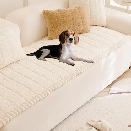 Vista 8 de Tiwwie Funda de sofá para perros, fundas de sofá mullidas para mascotas