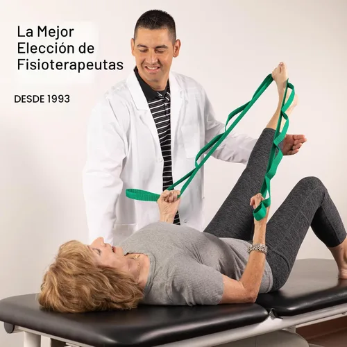 Vista 2 de OPTP La Correa de Estiramiento Original con Libro de Ejercicios, para Ejercicios de Flexibilidad y Movilidad. Correas de Estiramiento para Terapia