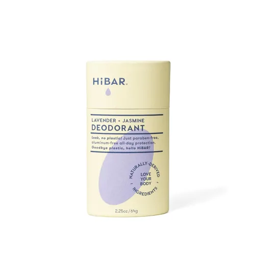 Vista 7 de HiBAR - Desodorante de bergamota y cedro - Sin plástico - Sin aluminio - 1 Desodorante natural, protección durante todo el día, con cera de semillas