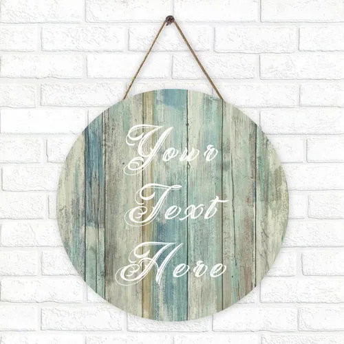 Vista 13 de Letrero de madera personalizado para decoración del hogar, tablero de placa de madera con texto para puerta de granja, cocina, decoración