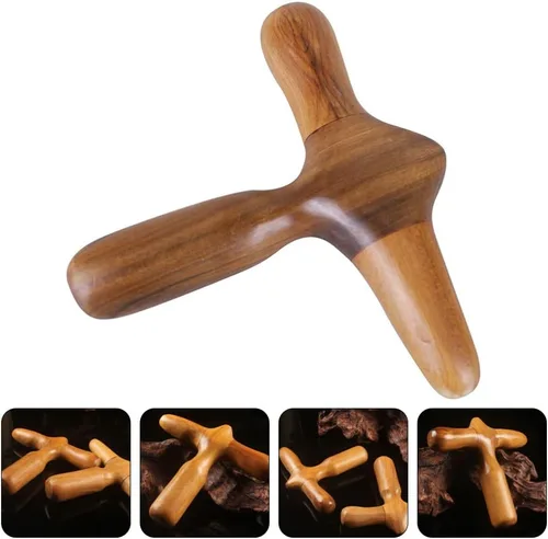 Vista 3 de Lurrose Herramientas de mano Herramientas de masaje tailandés de madera Masajeador Herramienta de punto de salud china Baoding Fitness Bolas