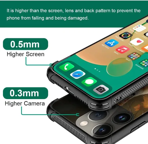 Vista 551 de Funda compatible con iPhone 15, diseño de elefantes africanos, diseño increíble a prueba de golpes, antiarañazos, carcasa trasera de policarbonato