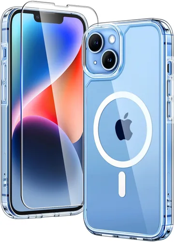 Vista 98 de TAURI Funda para iPhone 17, antiamarilleamiento con protector de pantalla, protección de grado militar, a prueba de golpes, delgada para iPhone 17