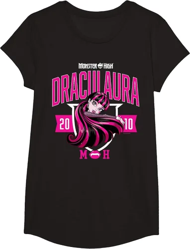 Vista 27 de Monster High -Camiseta Colegiada Draculaura Gris asfalto
