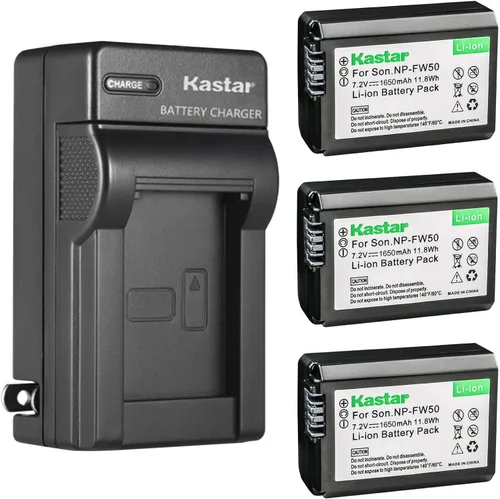 Vista 6 de Kastar Reemplazo del cargador de batería de pared de CA NP-FW50 para Sony Cyber-Shot DSC-RX10 III, Cyber-Shot DSC-RX10M3, Cyber-Shot DSC-RX10 IV