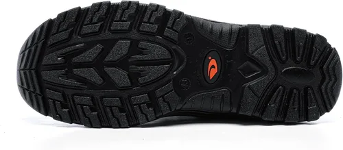 Vista 7 de DRKA Zapatos de punta de acero para hombres,Zapatos de acero sin cordones con punta de acero,Zapatos de trabajo de seguridad cómodos antideslizantes