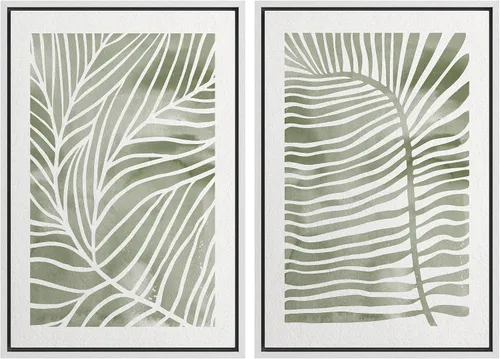 Vista 50 de SIGNWIN Lienzo enmarcado para pared, ilustraciones abstractas texturizadas en tonos beige terrosos, arte moderno, decorativo, contemporáneo