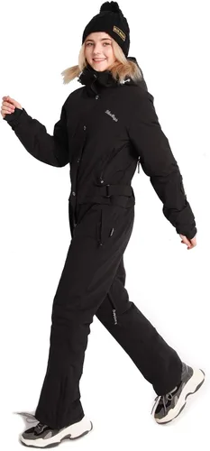 Vista 3 de Bluemagic - Traje de esquí de una pieza para mujer, traje de invierno impermeable para deportes de nieve