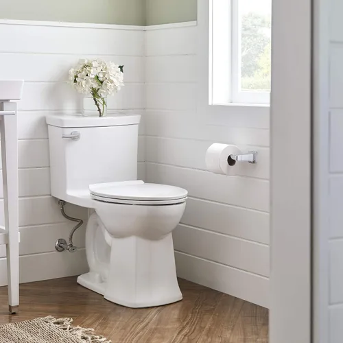 Vista 2 de American Standard 2922A104.020 Townsend VorMax - Inodoro alargado de una pieza con asiento, altura derecha, color blanco