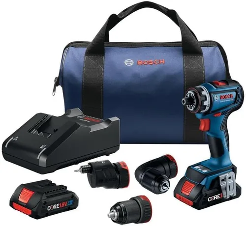 Vista 13 de Bosch GSB18V-800CB24 1/2 pulg. Kit de taladro percutor/taladro sin escobillas listo para conectar con (1) batería CORE18V® de 4 Ah de potencia