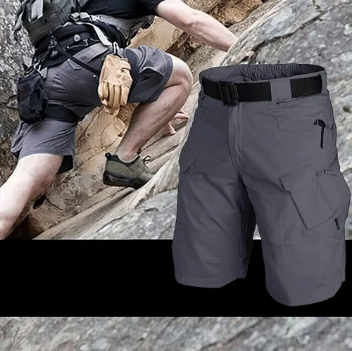 Vista 2 de AUTIWITUA Pantalones cortos cargo para hombre