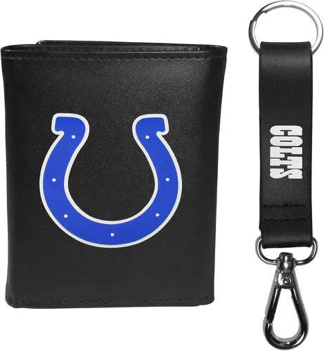 Vista 20 de Siskiyou Sports NFL unisex Tri-fold Wallet & Strap Key Chain