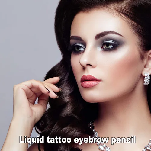 Vista 6 de Boobeen 2 lápices de cejas impermeables – Bolígrafo de tatuaje de cejas Microblading con un aplicador de punta de microhorquilla – Crea cejas