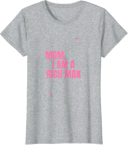 Vista 6 de Mamá, soy un hombre rico camiseta