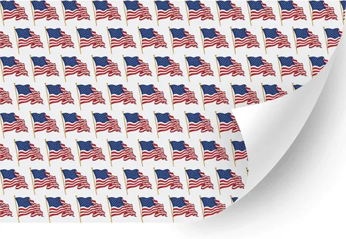 Vista 9 de HTV4U American Theme - Vinilo de transferencia de calor con estampado (4 de julio, 18.5 x 12 pulgadas), vinilo para planchar, película de papel