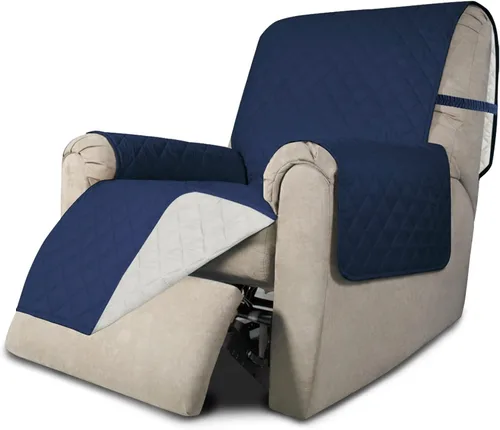 Vista 37 de Easy-Going - Funda reversible para sofá, resistente al agua, con varillas de espuma y correas elásticas, protector de muebles para mascotas y perros