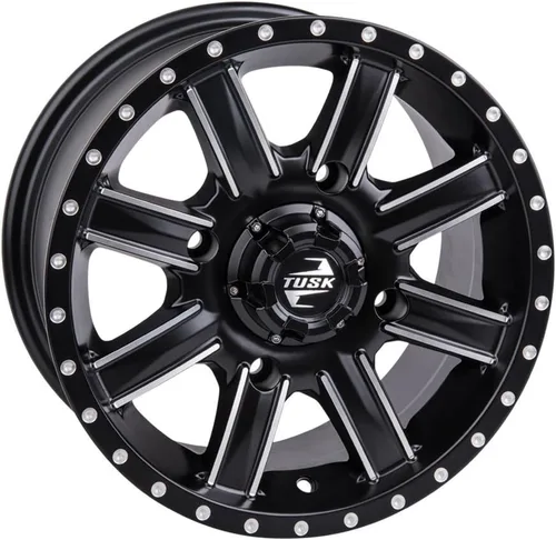 Vista 2 de Tusk Racing Cuatro neumáticos radiales Tusk TERRABITE de 8 capas para UTV de 30x10-14 montados en ruedas Tusk CASCADE - CAN-AM MAVERICK DEFENDER