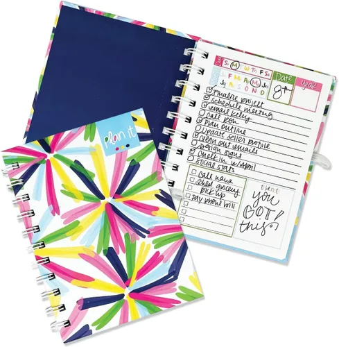 Vista 12 de Denise Albright Cuadernos con espiral de bolsillo Enuménalo, planificarlo, garabatearlo