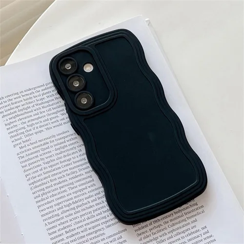Vista 2 de Funda para Samsung Galaxy A32 4G, Galaxy A32 4G, sólida y bonita forma de marco de onda rizada a prueba de golpes, funda protectora de silicona