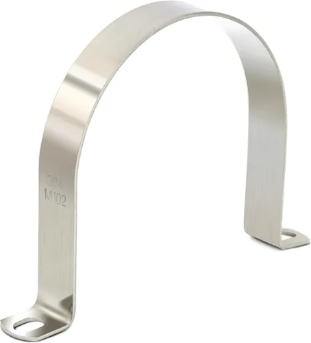 Vista 11 de Abrazaderas de Conducto SS304 de 1 Pulgada, Soporte de Tubería de 2 Agujeros Abrazadera en U para Cable/Tubería de Agua/Tubería, Abrazadera