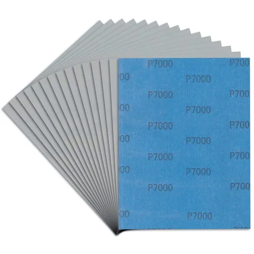 Vista 13 de 48 piezas de papel de lija, papel de lija húmedo y seco, grano alto 80 120 150 180 220 320 400 600 800 1000 1200 1500 2000 2500 3000 5000 hojas