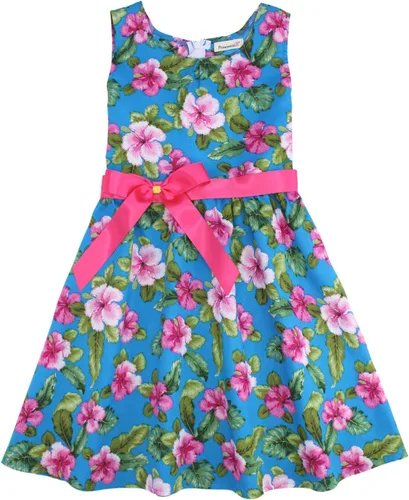 Vista 242 de Vestido de verano para niña, de algodón, con diseño floral