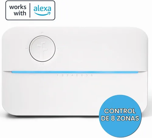 Vista 3 de Rachio 3 Paquete inteligente: Controlador de 8 zonas con carcasa para exteriores