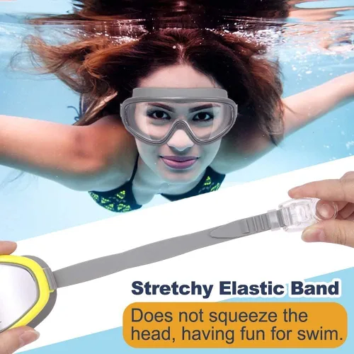 Vista 6 de Braylin Gafas de natación para adultos, paquete de 2 gafas de natación de visión amplia para hombres, mujeres, jóvenes, adolescentes, antivaho y más