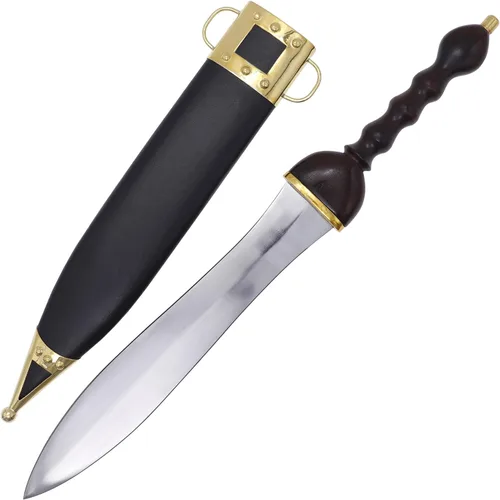 Vista 7 de Armory Replicas Colección de réplicas de espada corta y gladio romano con cuchillas de acero, vainas de cuero y diseños históricos