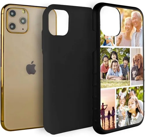 Vista 3 de Guard Dog Funda compatible con iPhone 11 Pro Max, grado militar, protección resistente de dos piezas, personalizada, fotos, seis marcos