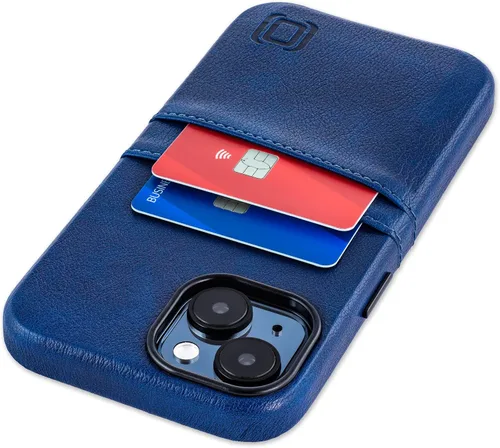 Vista 22 de Dockem Funda para tarjetas para iPhone 15 con placa de metal integrada para montaje magnético y 2 bolsillos para tarjetas: Cartera Luxe M2, piel