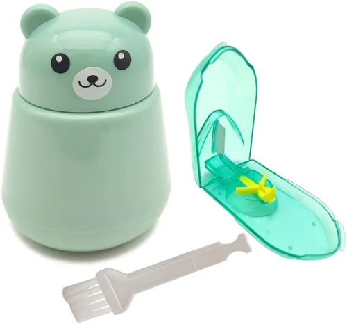 Vista 11 de CoaGu triturador de píldoras con forma de oso para personas mayores - Cumple con la FDA, polvo fino, sin BPA, de ABS, fácil de agarrar y limpiar